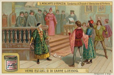 Anholdelsen af Shylock og løsladelsen af Antonio af European School