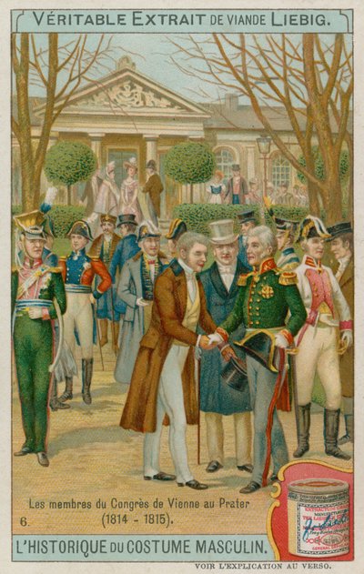 Medlemmerne af Wien-traktaten i 1815 af European School