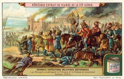Mongolerne invaderer Polen og Schlesien og brænder Breslau af European School