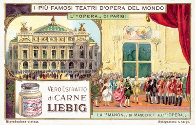 Paris Opera (chromolitho) af European School