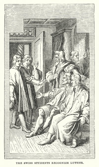 De schweiziske studerende genkender Luther af European School