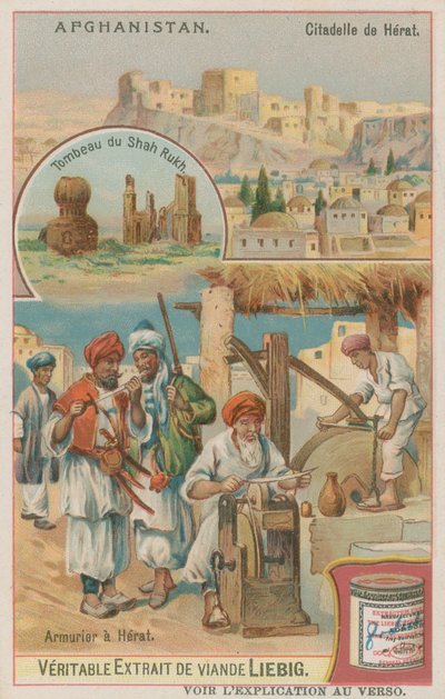 Shah Rukhs grav og Herats by og våbenkammer af European School