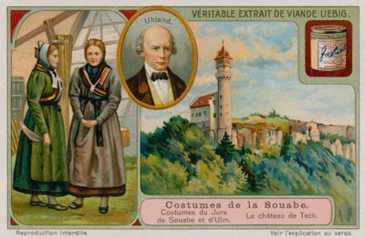 Jura og Ulm, Ludwig Uhland og Castle Tecks tøj af European School