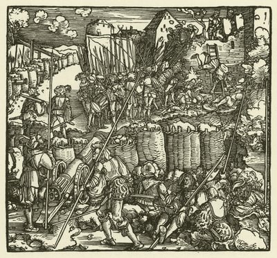 Stormningen af et slot, 1532 af European School