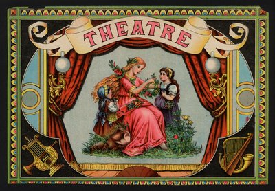 Teater (farve litho) af European School