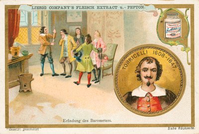 Torricelli, Liebig-kort, begyndelsen af det 20. århundrede (chromo) af European School