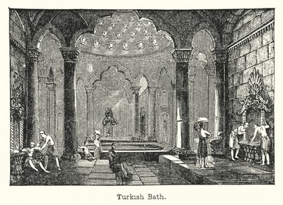 Tyrkisk bad (gravering) af European School