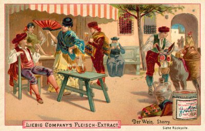 Vin: Sherry (chromolitho) af European School