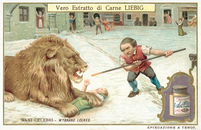 Wybrand Lolkes, hollandsk dværg (chromolitho) af European School