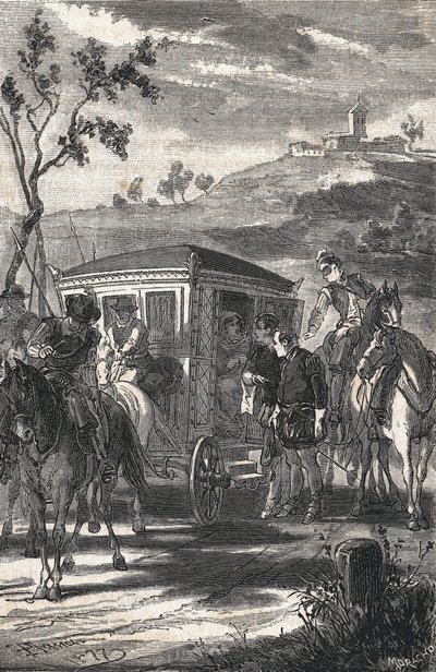 illustration til The Prince of Wits, Miguel de Cervantes Saavedra (The Prince of Wits, Miguel de Cervantes Saavedra) af Eusebio Planas