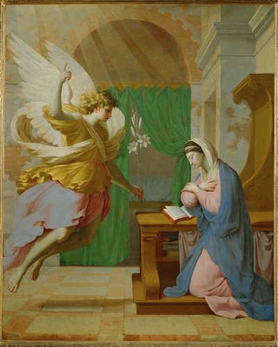 Bebudelsen (maleri på lærred) af Eustache Le Sueur