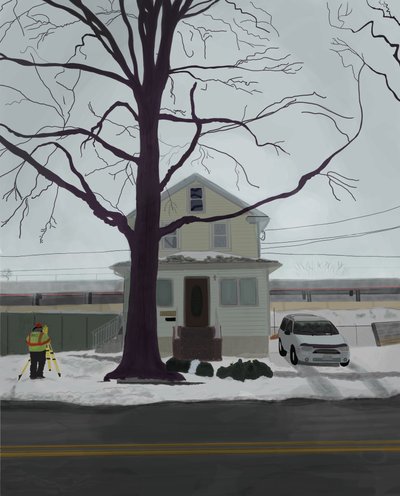 Jamaica, Queens (digital kunst) af Evan Sklar