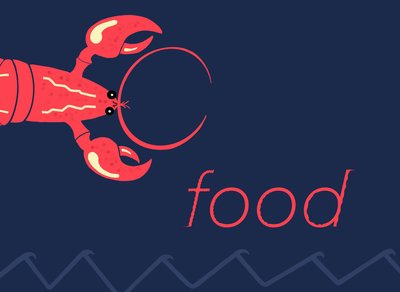 Sea Food (digital kunst) af Evan Sklar