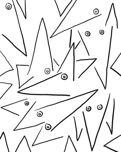 Too Many Dogs, ca. 2020-24 (digital kunst) af Evan Sklar