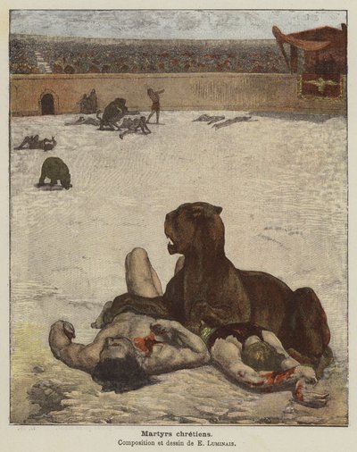 kristne martyrer af Evariste Vital Luminais