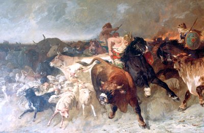 Plyndrer, 1867 af Evariste Vital Luminais