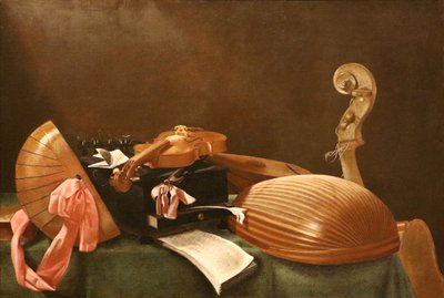 Italiensk: Strumenti musicali Musikinstrumenter af Evaristo Baschenis