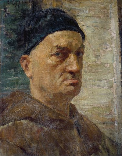 Selvportræt (olie på lærred) af Evaristo Cappelli