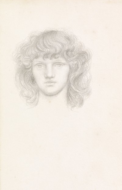 Hovedet af en pige af Evelyn De Morgan