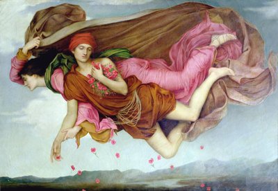 Nuit et sommeil - Nat og søvn, af De Morgan, Evelyn (1855-1919). Olie på lærred af Evelyn De Morgan