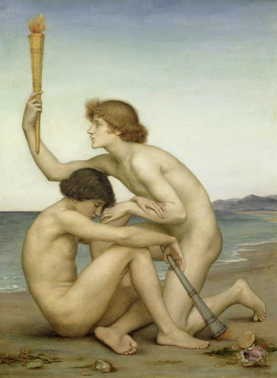 Fosfor og Hesperus, 1881 af Evelyn De Morgan