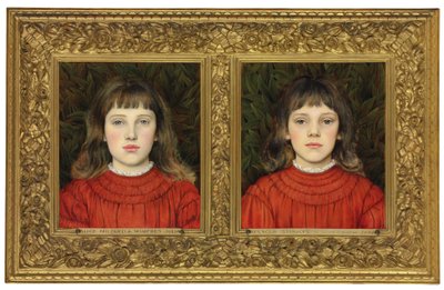 Portrætter af Alice Mildred og Winifred Julia Spencer Stanhope, 1884 af Evelyn De Morgan