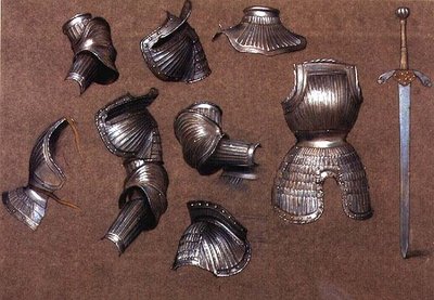 Study of Armour, nr. 2 (kridt) af Evelyn De Morgan