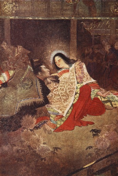 The Mikado and the Jewel Maiden, illustration fra 