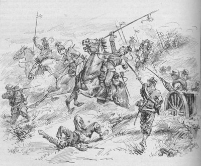 Anklagen for den 16. Uhlans, 1902 af Evelyn Stuart Hardy