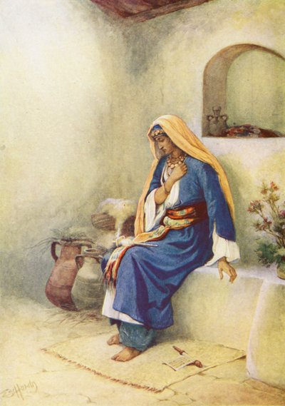 Marias vision (farvelitografi) af Evelyn Stuart Hardy