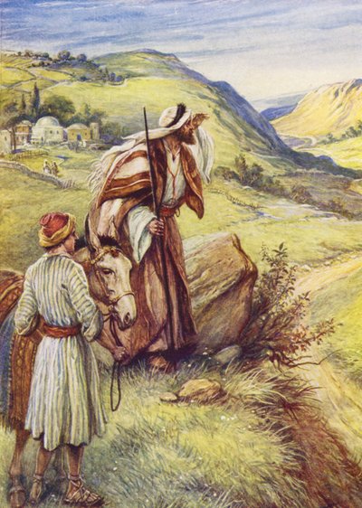 Den fortabte søns hjemkomst (farvelitografi) af Evelyn Stuart Hardy