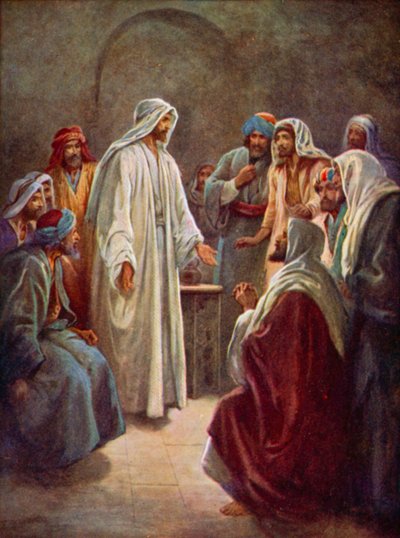 The Risen Lord (farve litho) af Evelyn Stuart Hardy
