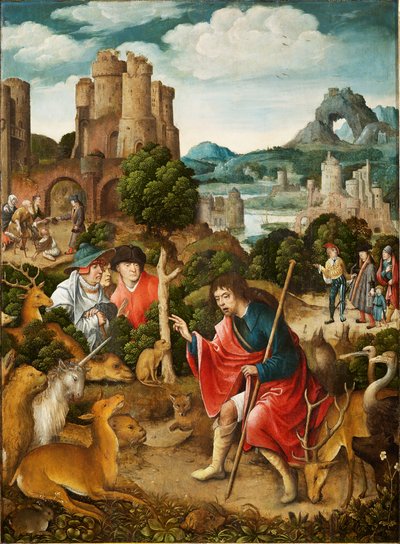 Scene fra Saint Rochs liv, 1517. af Everaert Orley