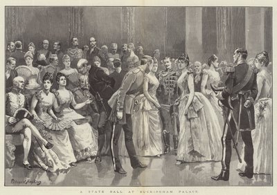 Et statsbal i Buckingham Palace af Everard Hopkins