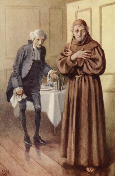 Illustration til A Sentimental Journey af Laurence Sterne af Everard Hopkins