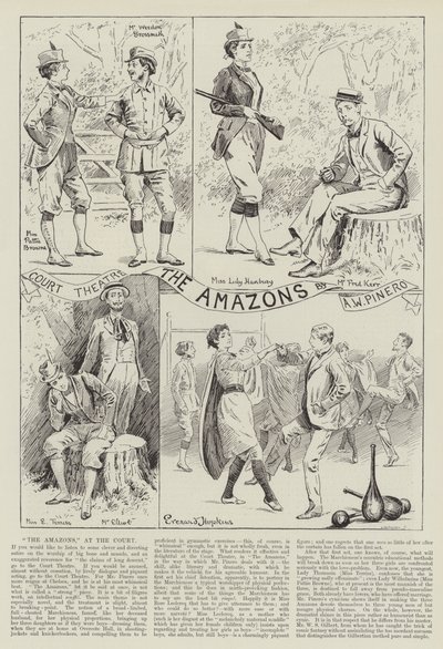 Amazonerne, på Hofteatret af Everard Hopkins