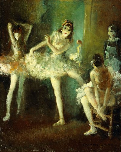 Balletpiger af Everett Shinn