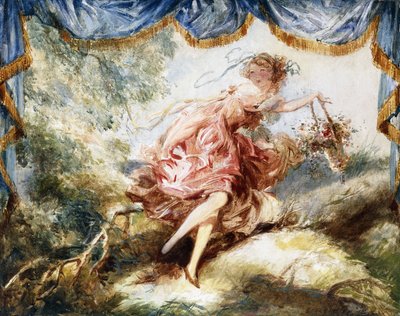 Fransk jomfru af Everett Shinn