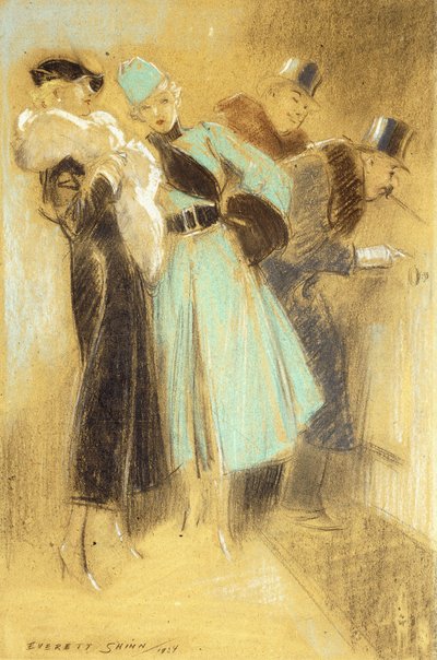 I værste fald kigger vi på hans raderinger af Everett Shinn