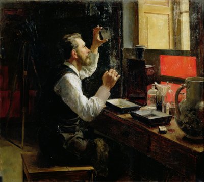 Amatør fotograf af Evgeniy Iosipovich Bukovetsky