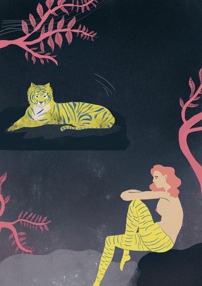 Mig og min tiger af Ewelina Skowronska