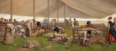 En kamp om at klippe får af Eyre Crowe