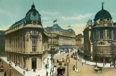 Aldwych og Gaiety Theatre, omkring 1900-tallet. af Eyre and Spottiswoode