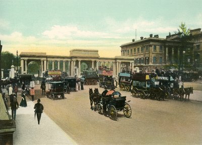 Hyde Park Corner, ca. 1900-tallet. af Eyre and Spottiswoode