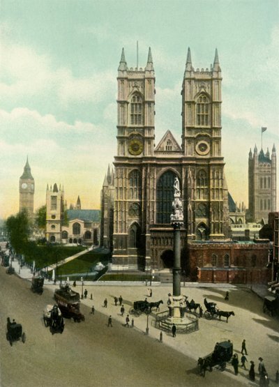 Westminster Abbey, omkring 1900-tallet. af Eyre and Spottiswoode