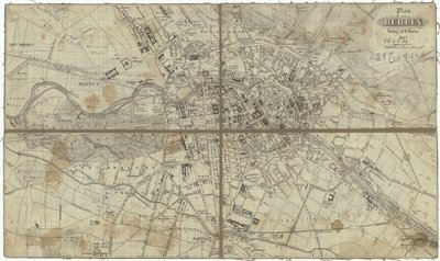 Plan for Berlin af F.H. Morin