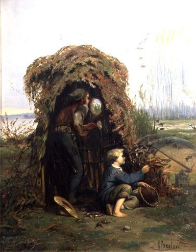 Fuglefangst af F.L.D. Bocion