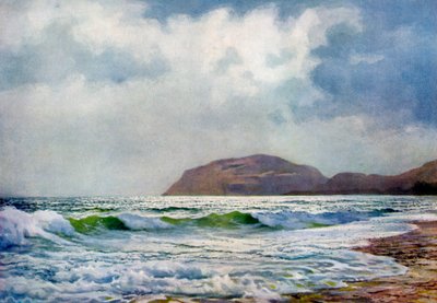 En stormfuld dag nær Llandudno, Wales, 1924-1926 af F. C. Varley