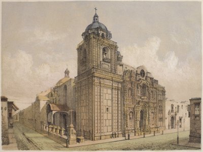 Church of La Merced, Lima, illustration fra 