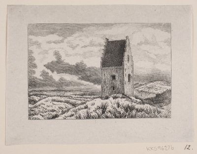 Den Tilsandede Kirke på Skagen af F. Hendriksen